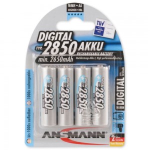 Akumulatory NiMH ANSMANN 4x AA 2850mAh Digital