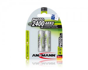 Akumulatory NiMH ANSMANN 2x AA 2400mAh Photo