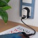 Ładowarka ANSMANN High Speed USB Duo 2.4A w gniazdku